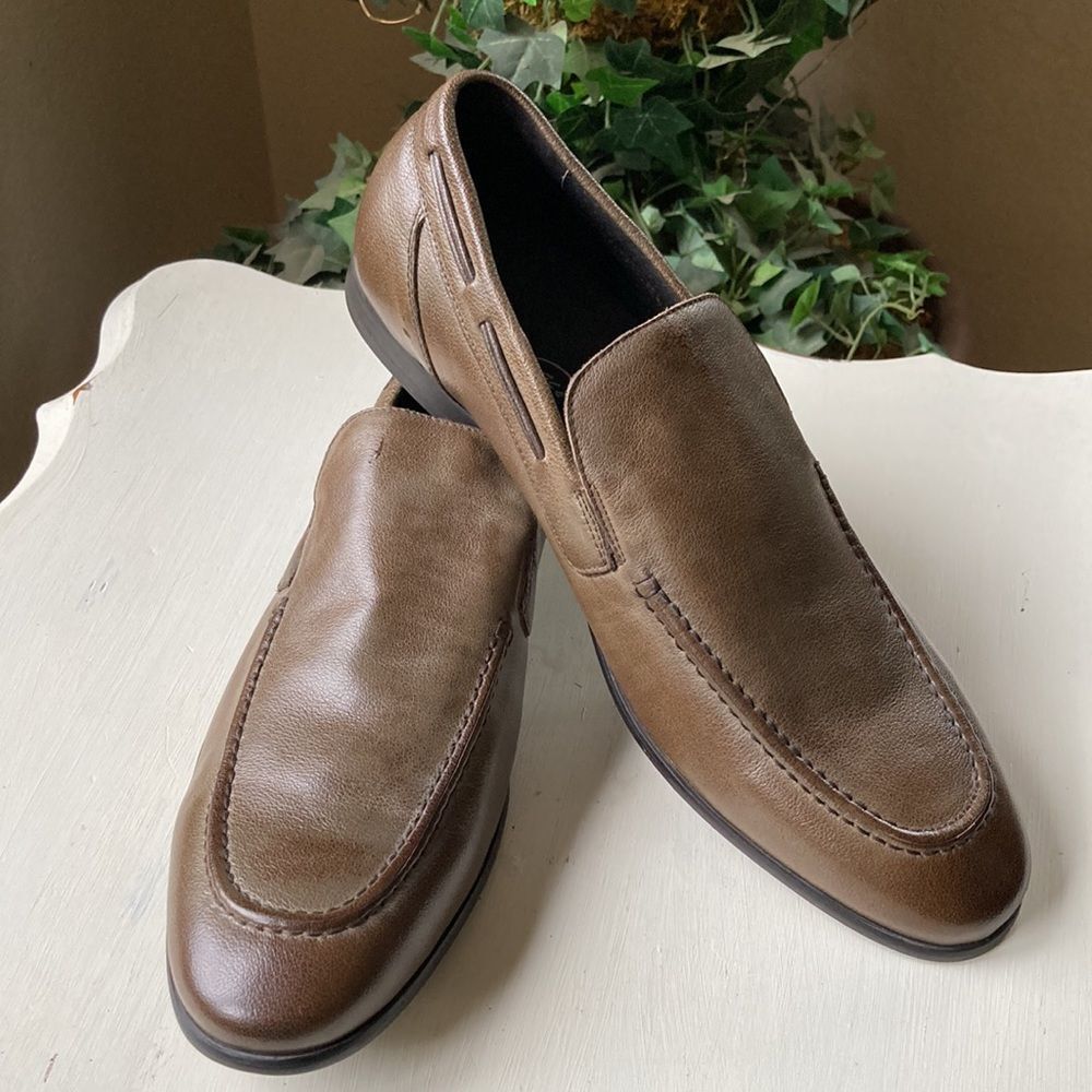 Kenneth Cole New York Spring Ahead Men’s Leather Loafers Size 12 M New No Box